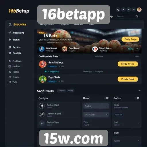 Análise da interface do usuário do 16betapp